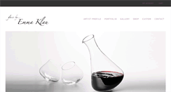 Desktop Screenshot of glassbyemmaklau.com