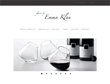 Tablet Screenshot of glassbyemmaklau.com
